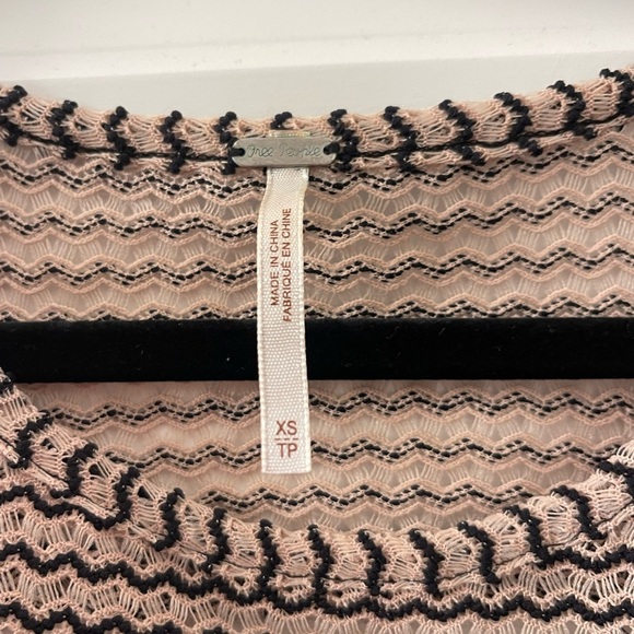 Free People Cream Pleated Peplum Tank Top - Picture 3 of 5